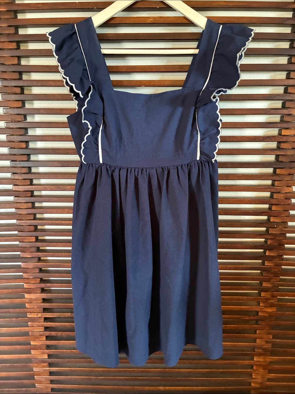 🎉NEW LISTING!🎉La February Navy Ruffle Strap Dress